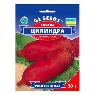 Циліндра - насіння буряка, 20 г, GL Seeds 11601 фото