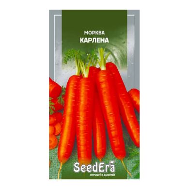 Карлена - насіння моркви, 2 г, SeedEra 03045 фото