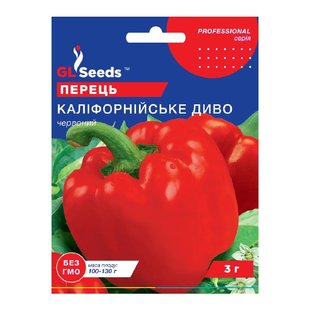 Калифорнийское Чудо - семена сладкого перца, 3 г, GL Seeds 08332 фото