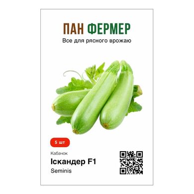 Искандер F1 - семена кабачка, 5 шт, Seminis (Пан Фермер) 40301 фото