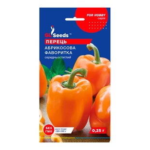 Абрикосовая Фаворитка - семена сладкого перца, 0.25 г, GL Seeds 14350 фото